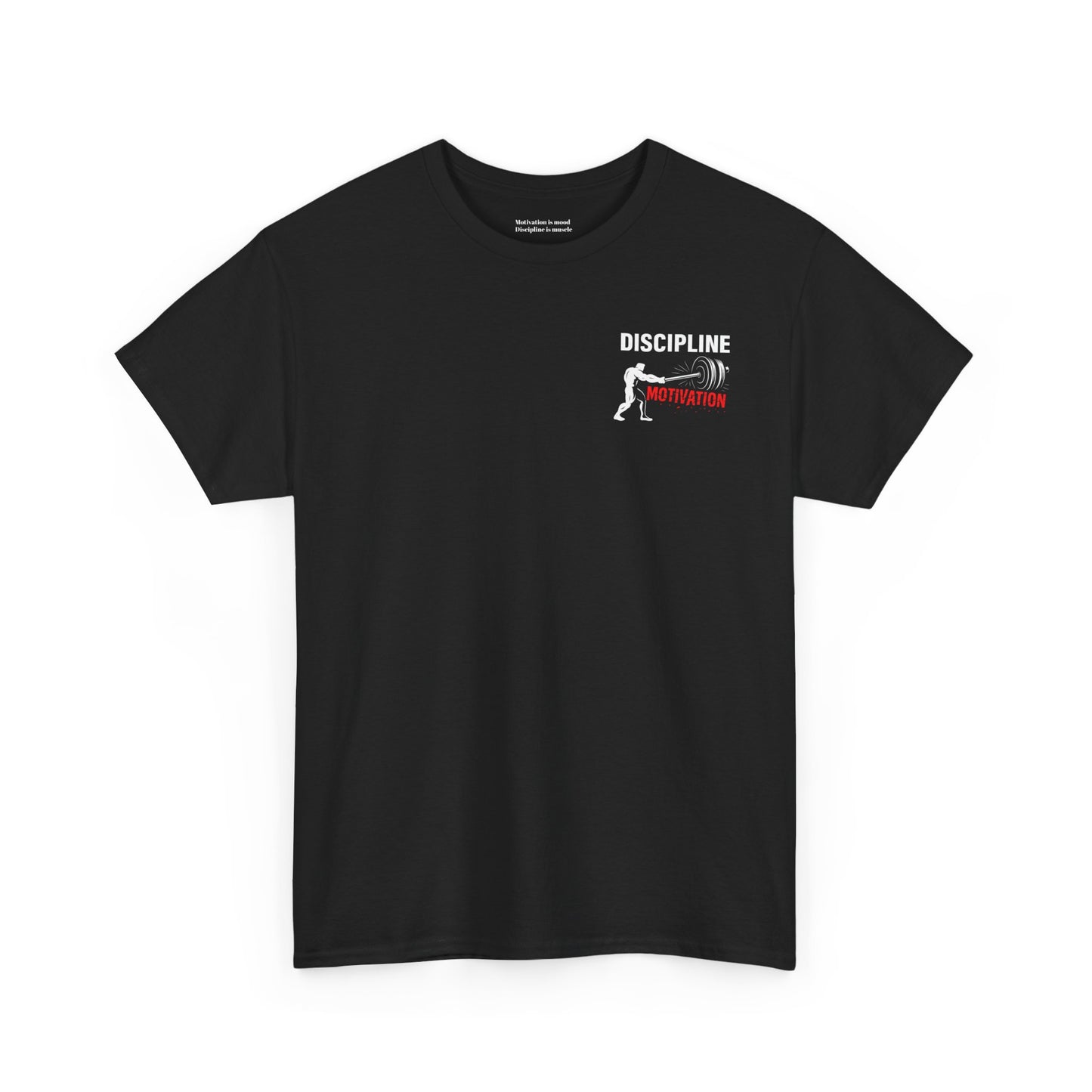 “Discipline Over Motivation” Minimalist Tee