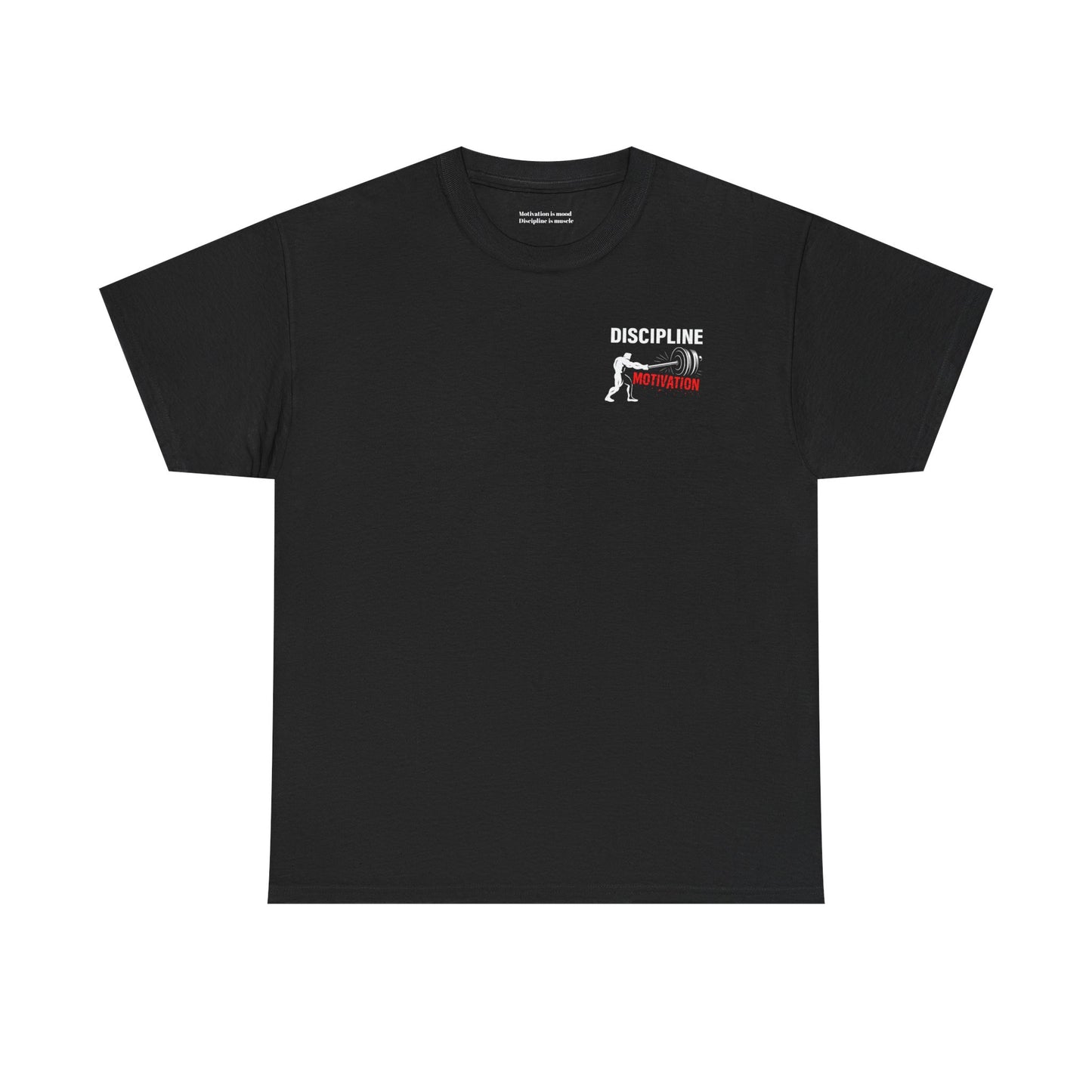 “Discipline Over Motivation” Minimalist Tee